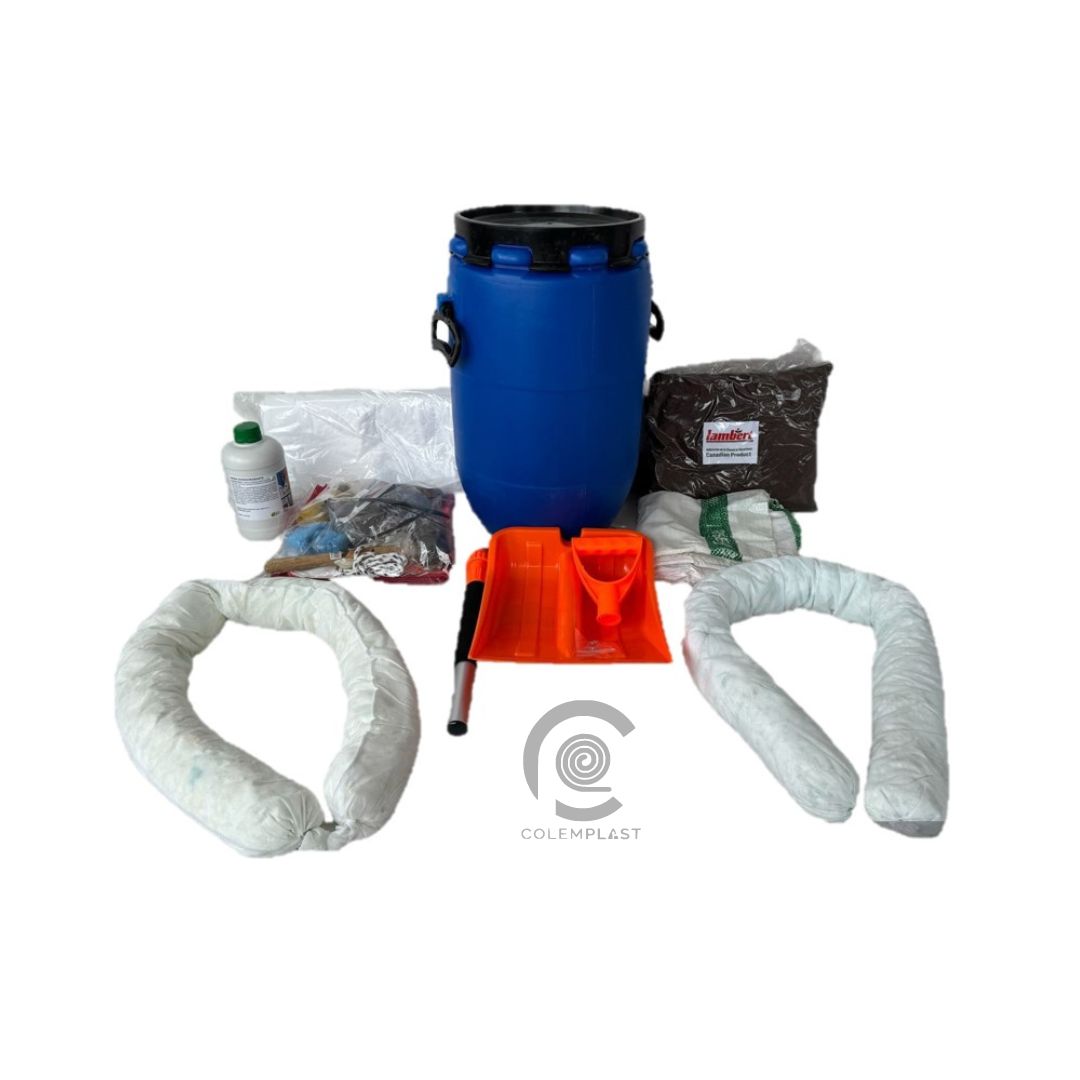 Kit Control Derrame Combustible 15 Gal. En Caneca