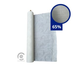 Malla sombra blanca al 65% de 4 mts x 100 mts
