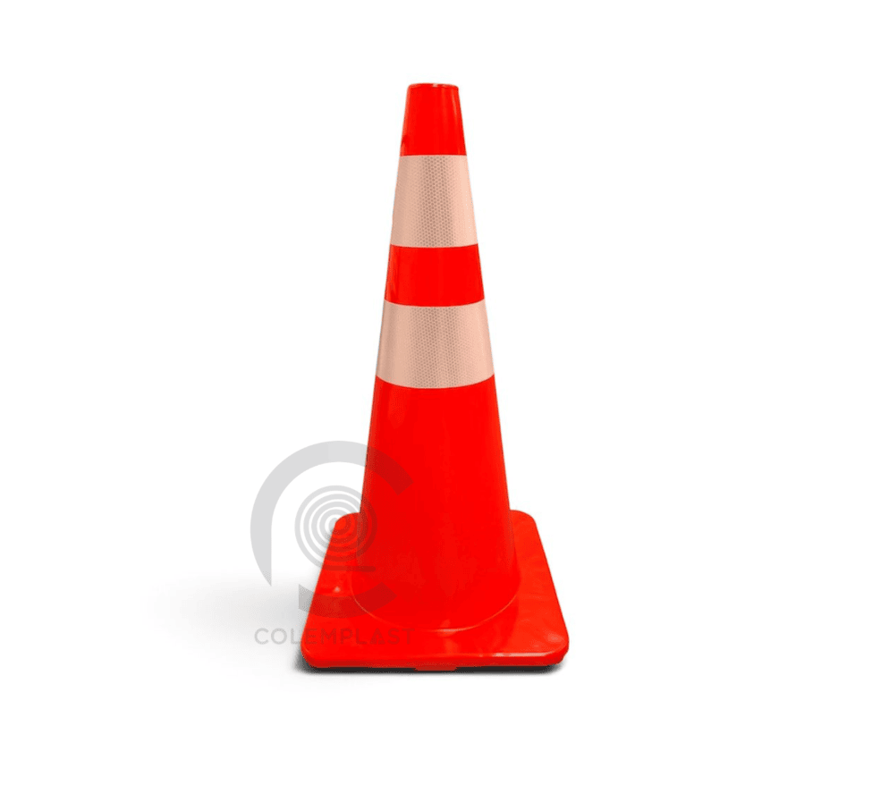 Cono Vial 70 Cm En Pvc
